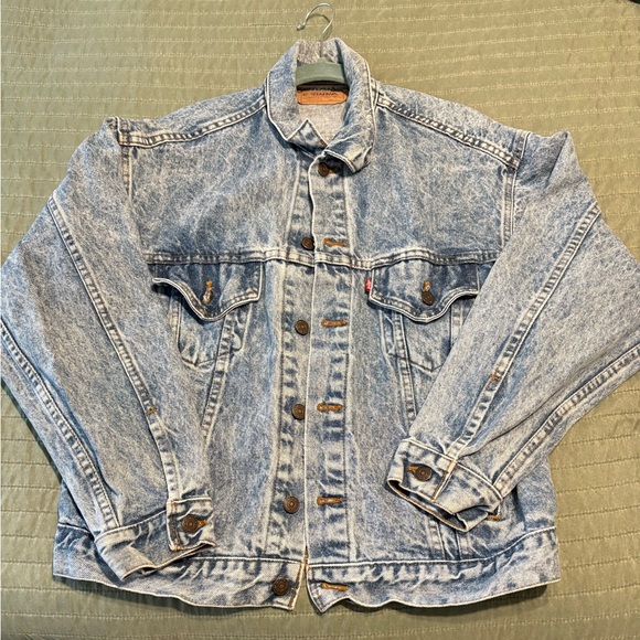 Levi's Acid Wash Denim Jacket - Picture 1 of 3
